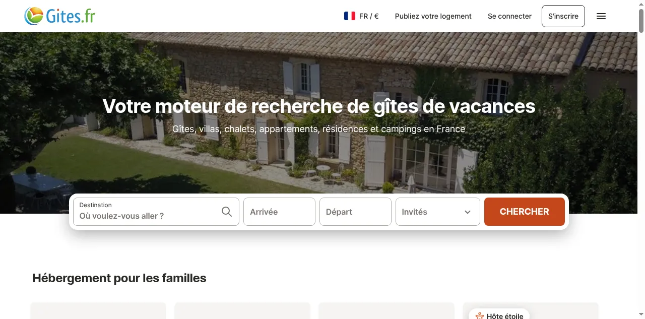 Preview of gites.fr