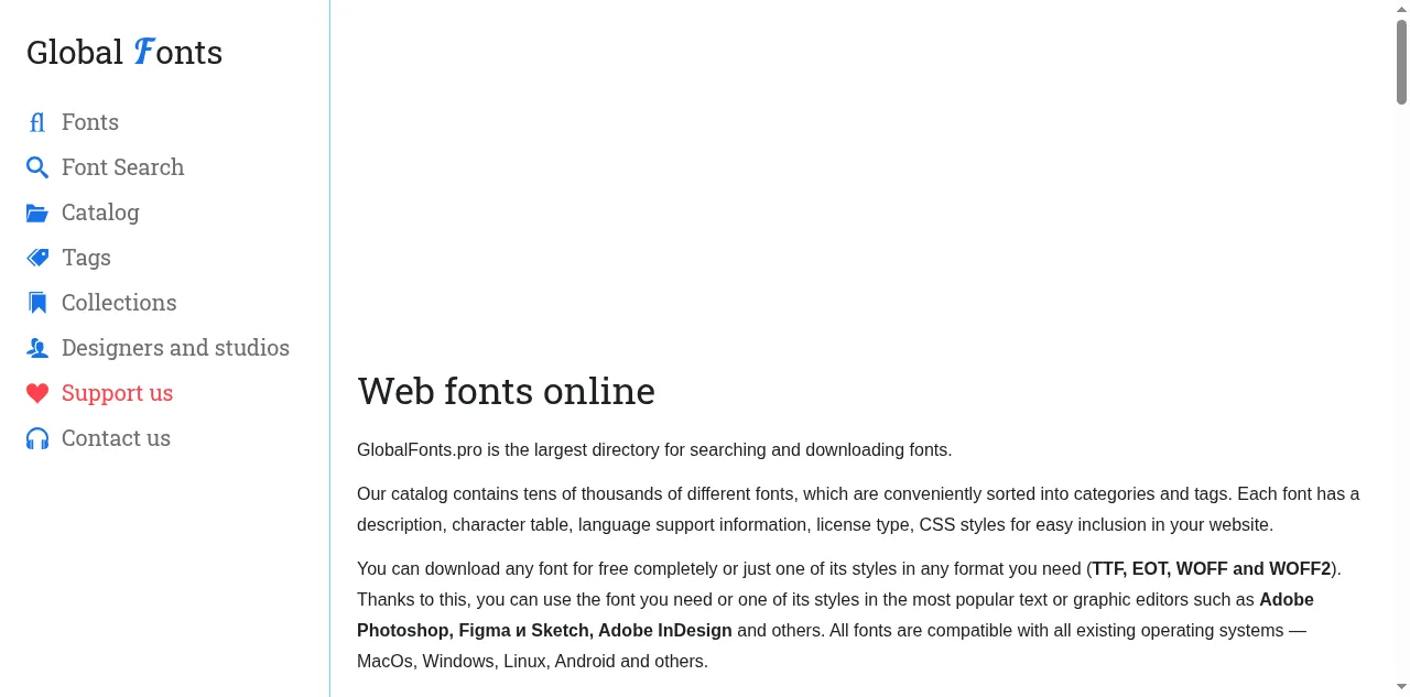 Preview of globalfonts.pro