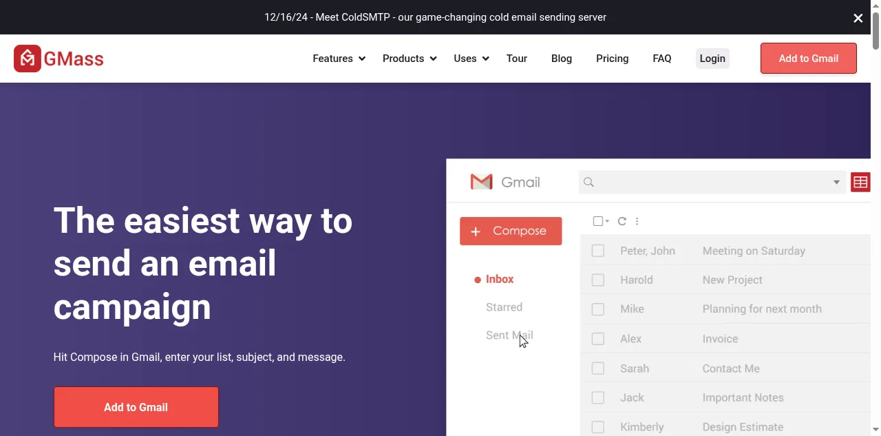 Preview of gmass.co