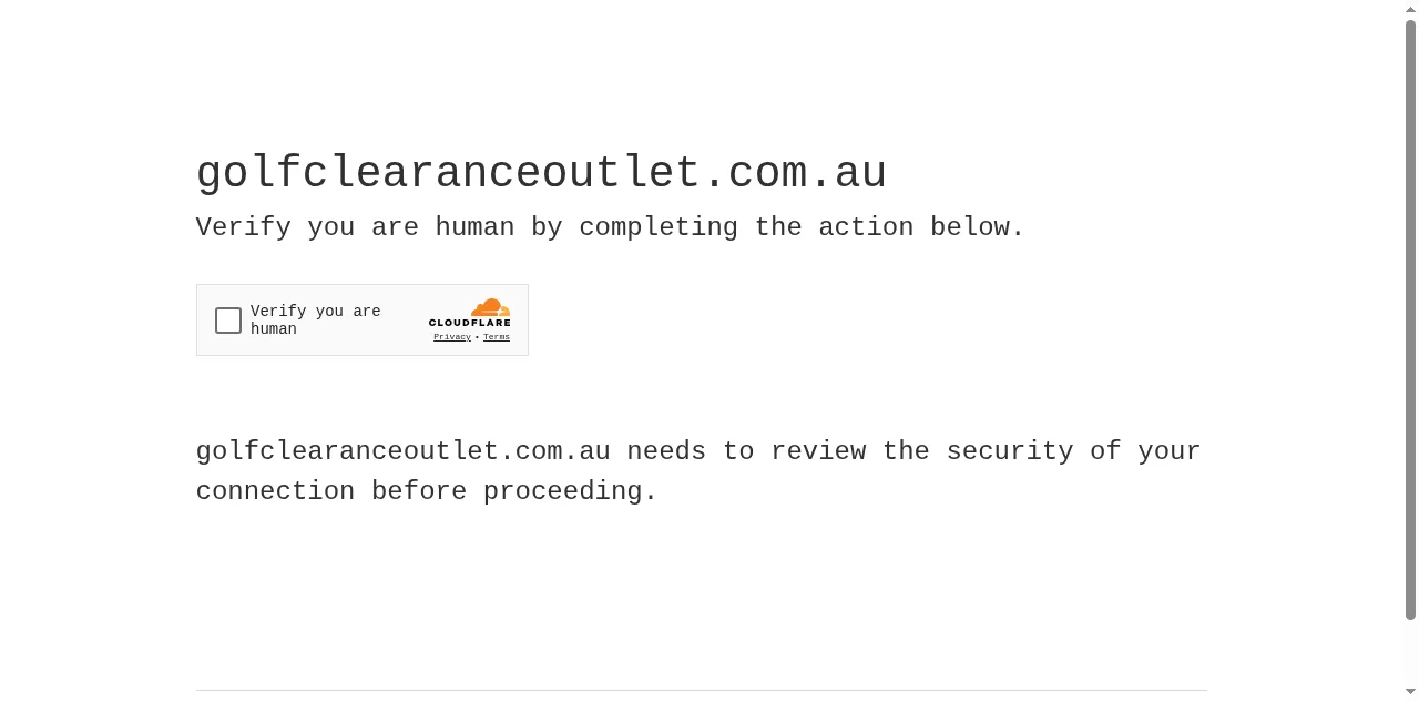 Preview of golfclearanceoutlet.com.au