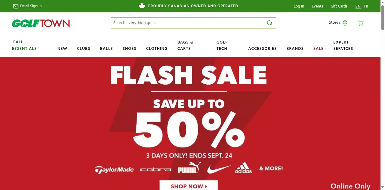 Preview of golftown.com