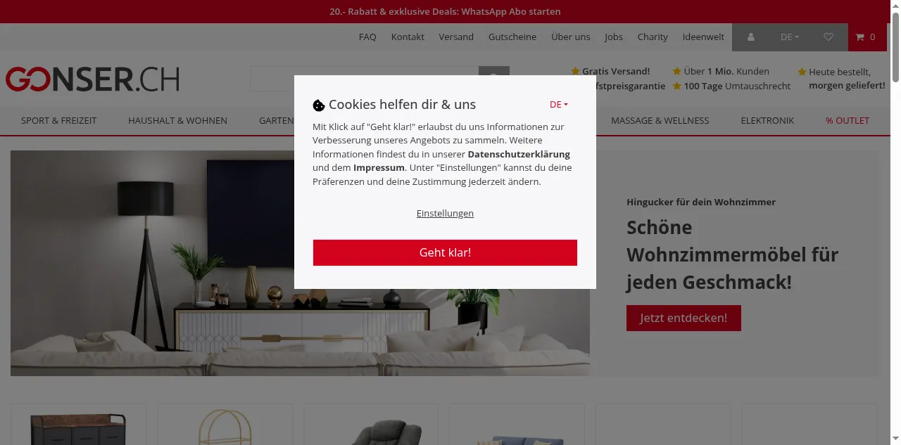 Preview of gonser.ch