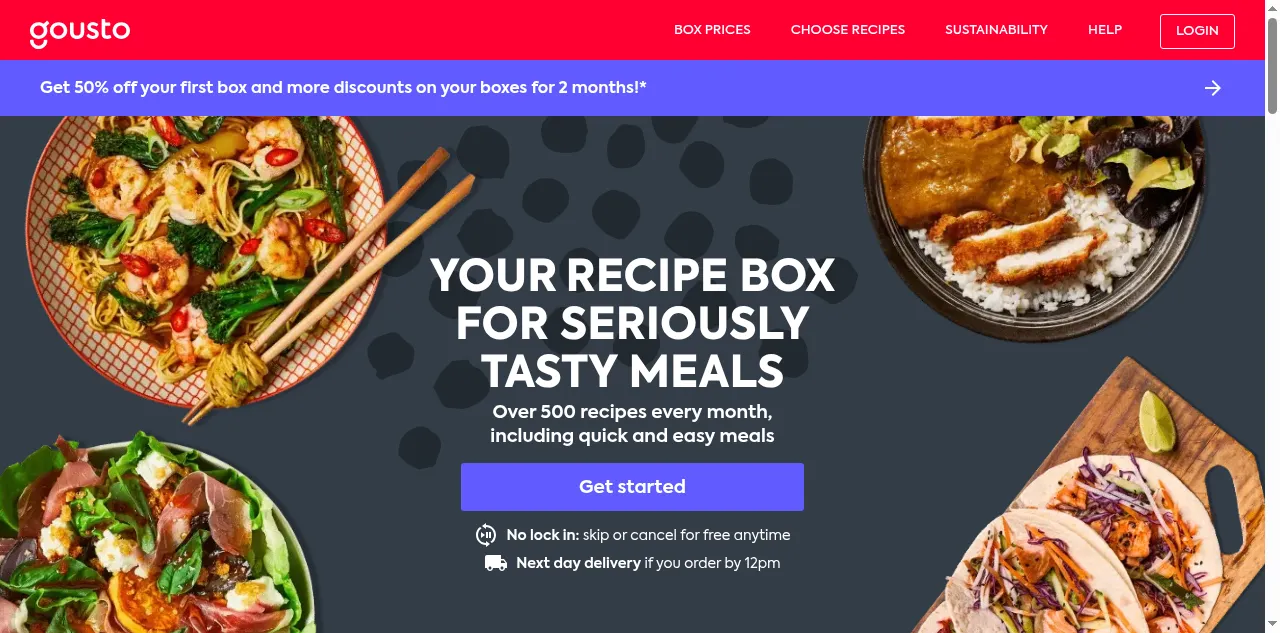 Preview of gousto.co.uk