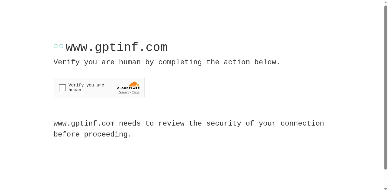 Preview of gptinf.com