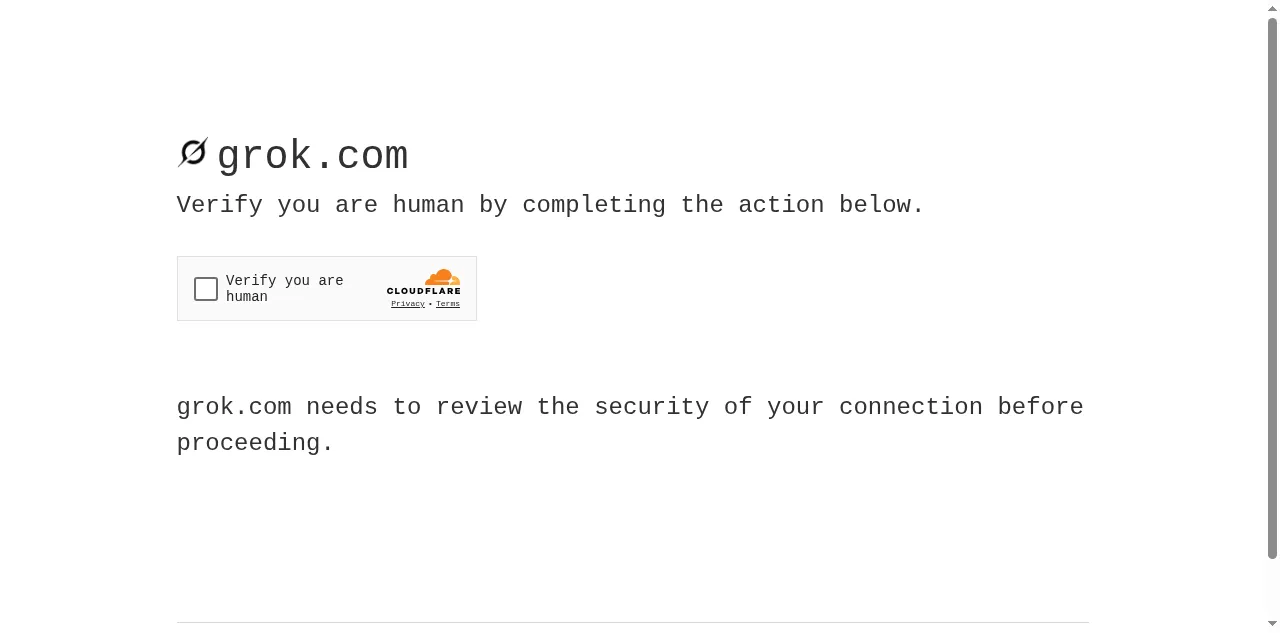 Preview of grok.com