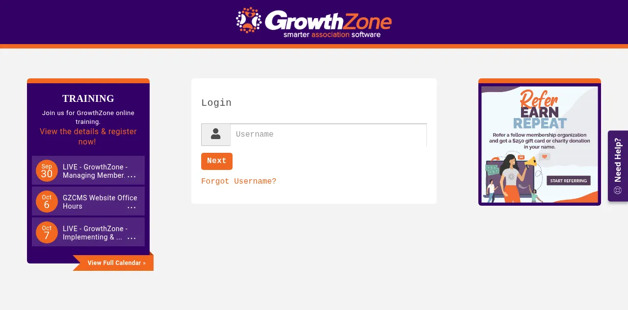 Preview of growthzoneapp.com