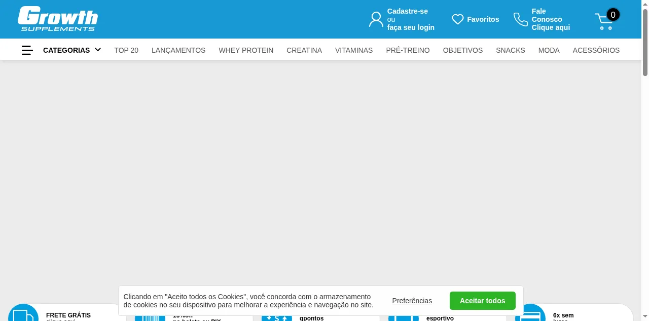 Preview of gsuplementos.com.br