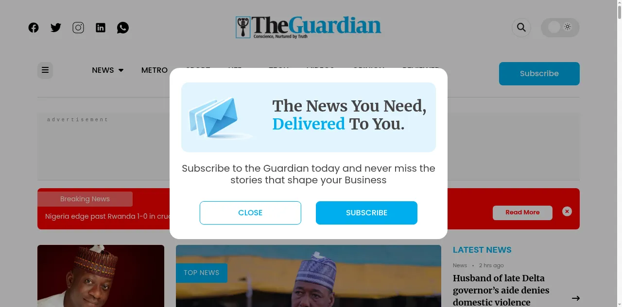 Preview of guardian.ng