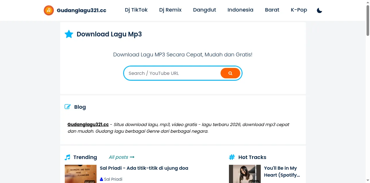 Preview of gudanglagu321.cc
