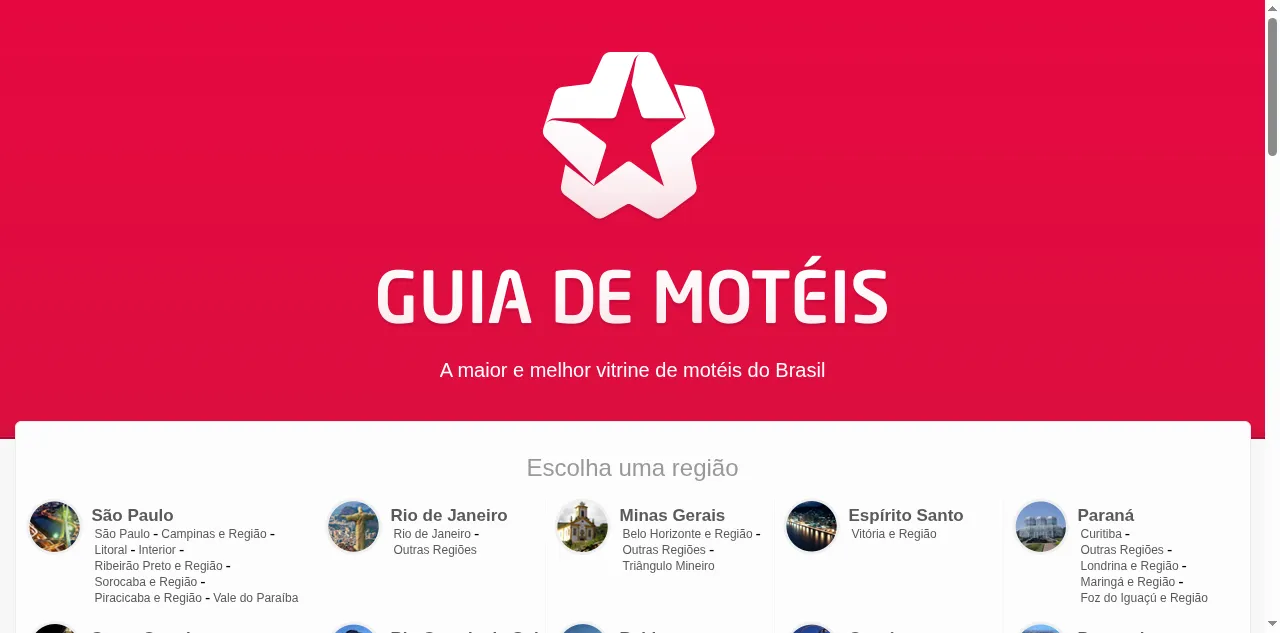Preview of guiademoteis.com.br