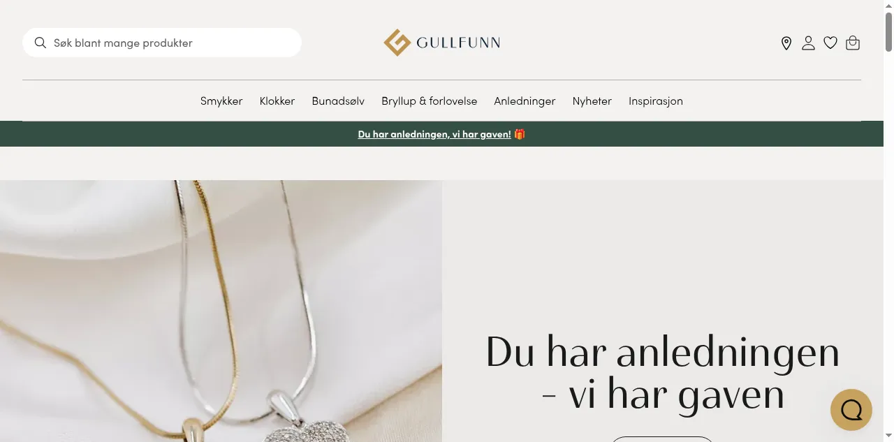 Preview of gullfunn.no