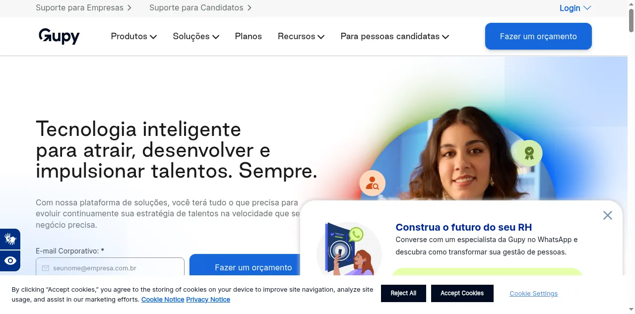 Preview of gupy.io