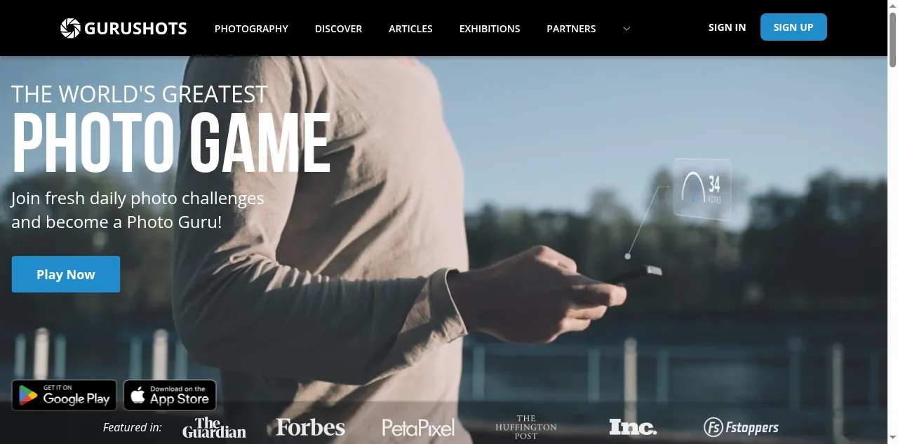 Preview of gurushots.com