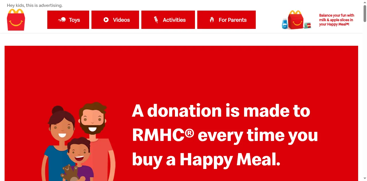 Preview of happymeal.com