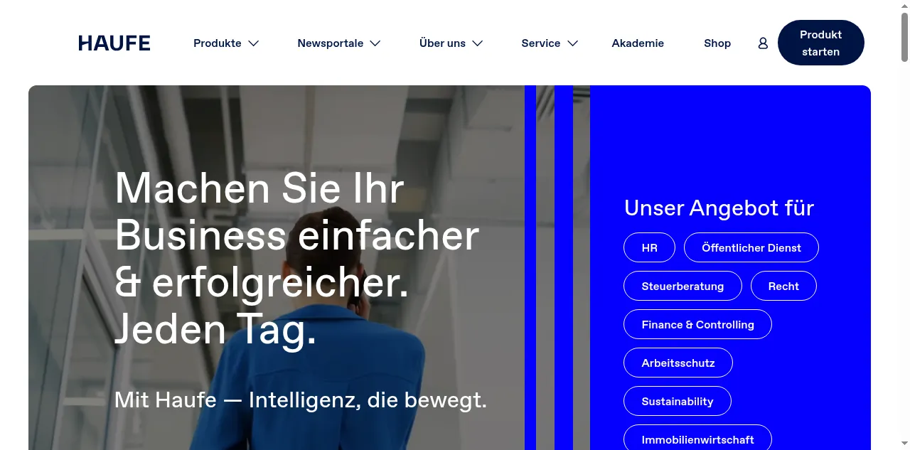 Preview of haufe.de
