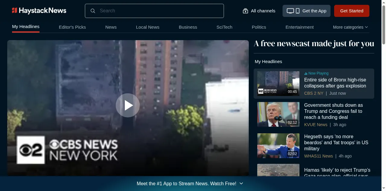 Preview of haystack.tv