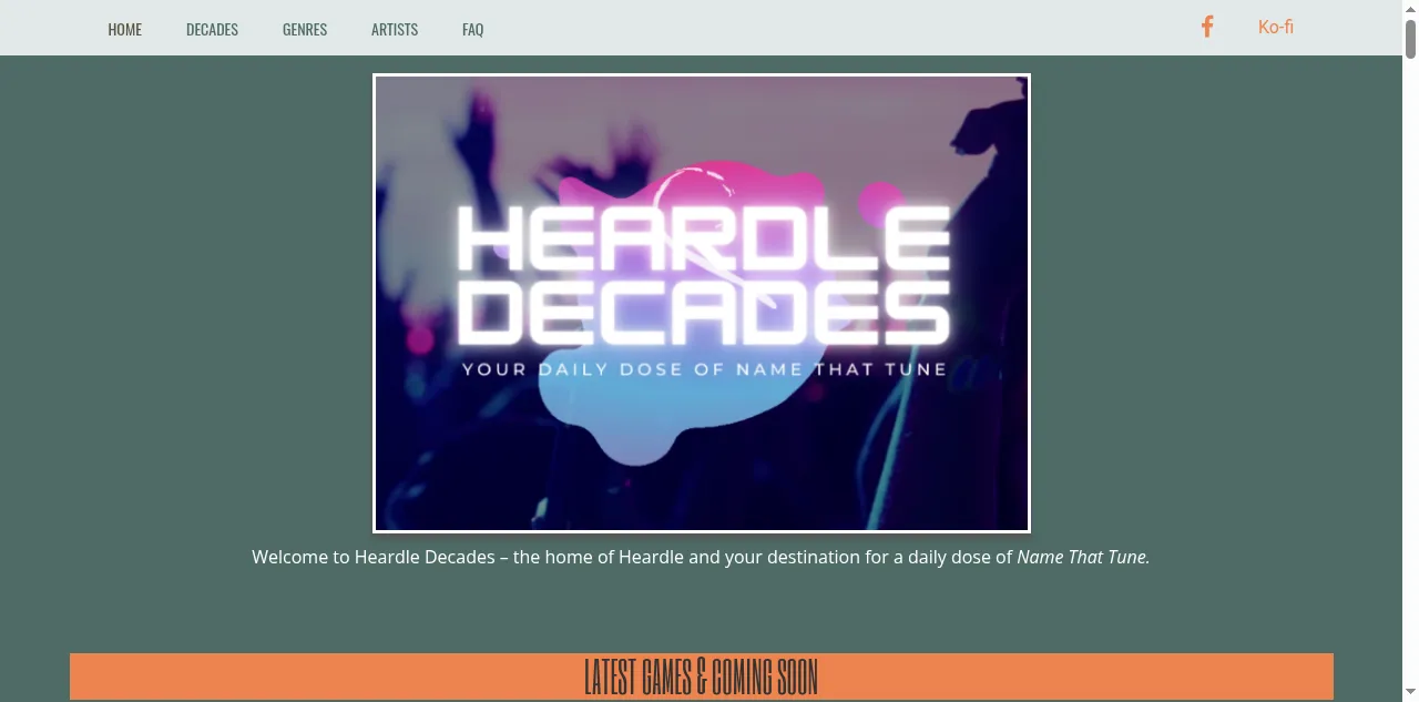 Preview of heardledecades.com