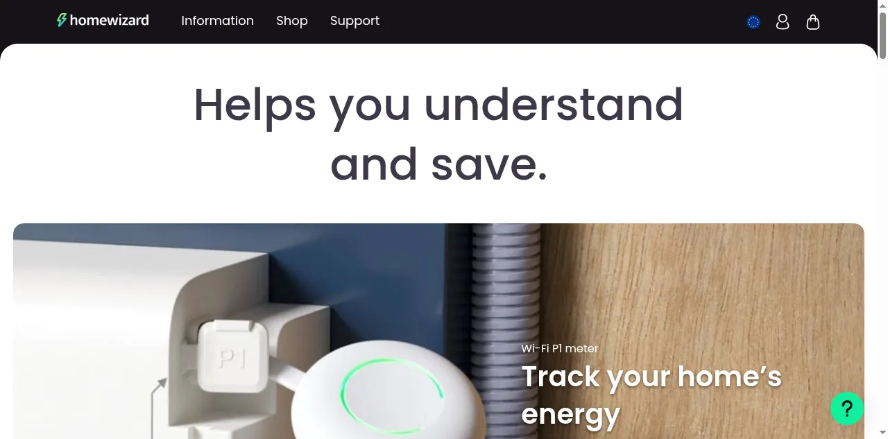 Preview of homewizard.com