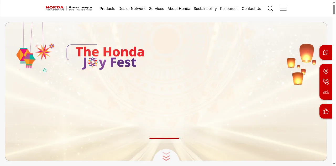 Preview of honda2wheelersindia.com
