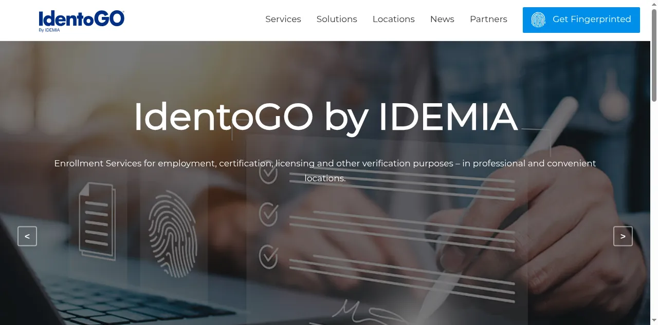 Preview of identogo.com