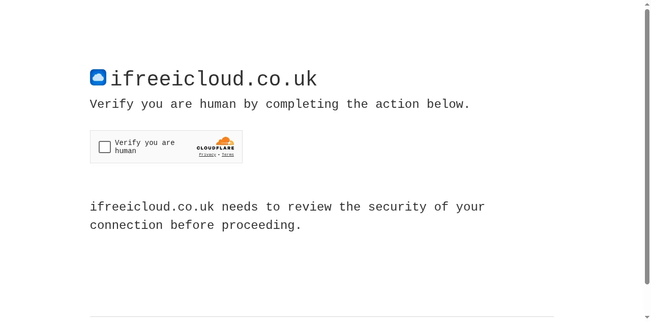 Preview of ifreeicloud.co.uk