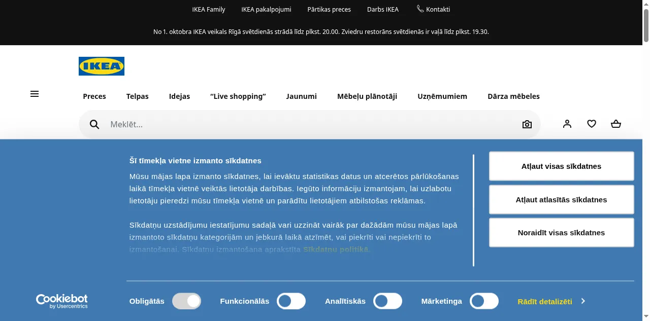 Preview of ikea.lv
