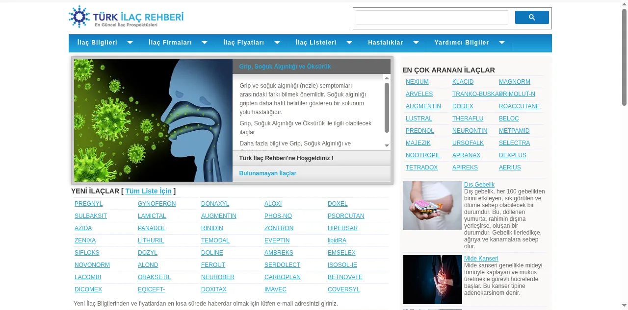 Preview of ilacrehberi.com