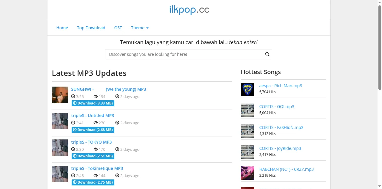 Preview of ilkpop.cc