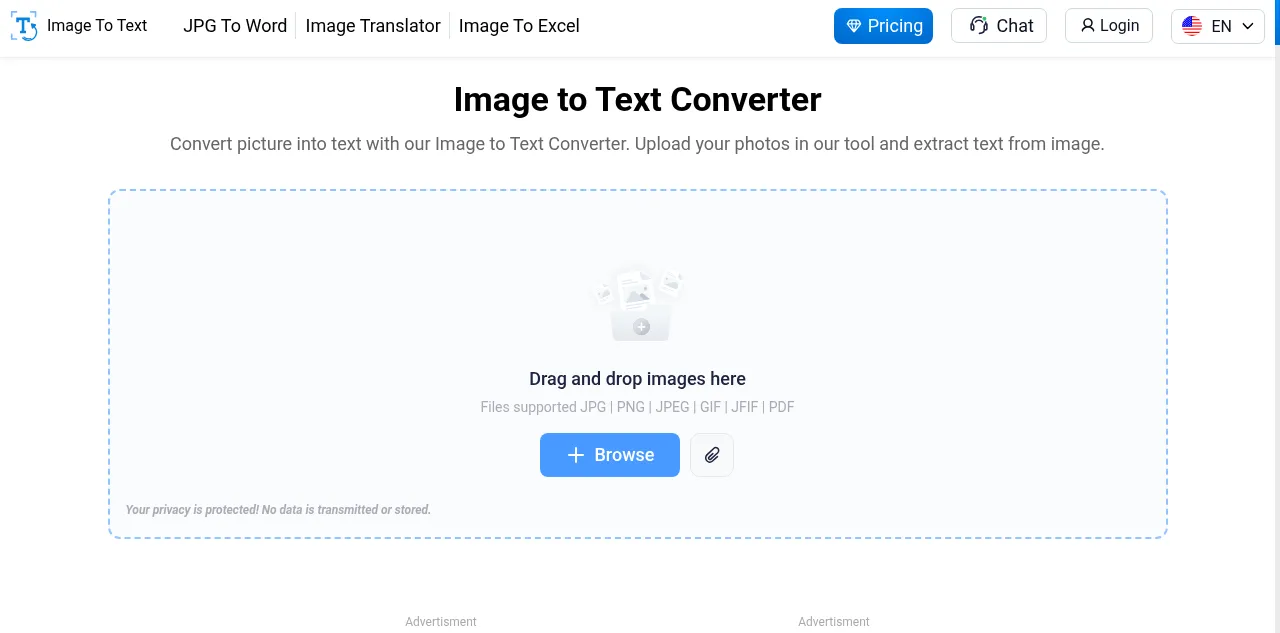 Preview of imagetotext.io