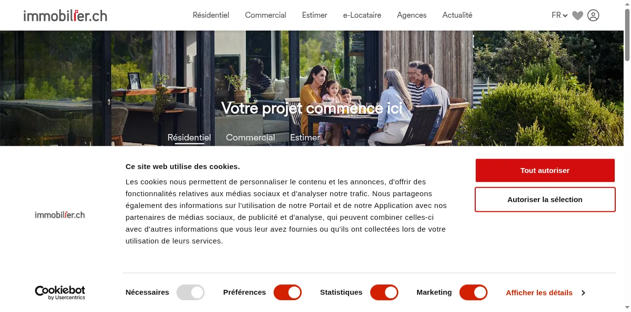 Preview of immobilier.ch