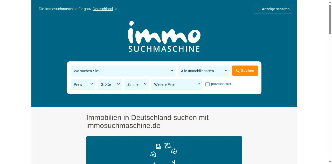 Preview of immosuchmaschine.de