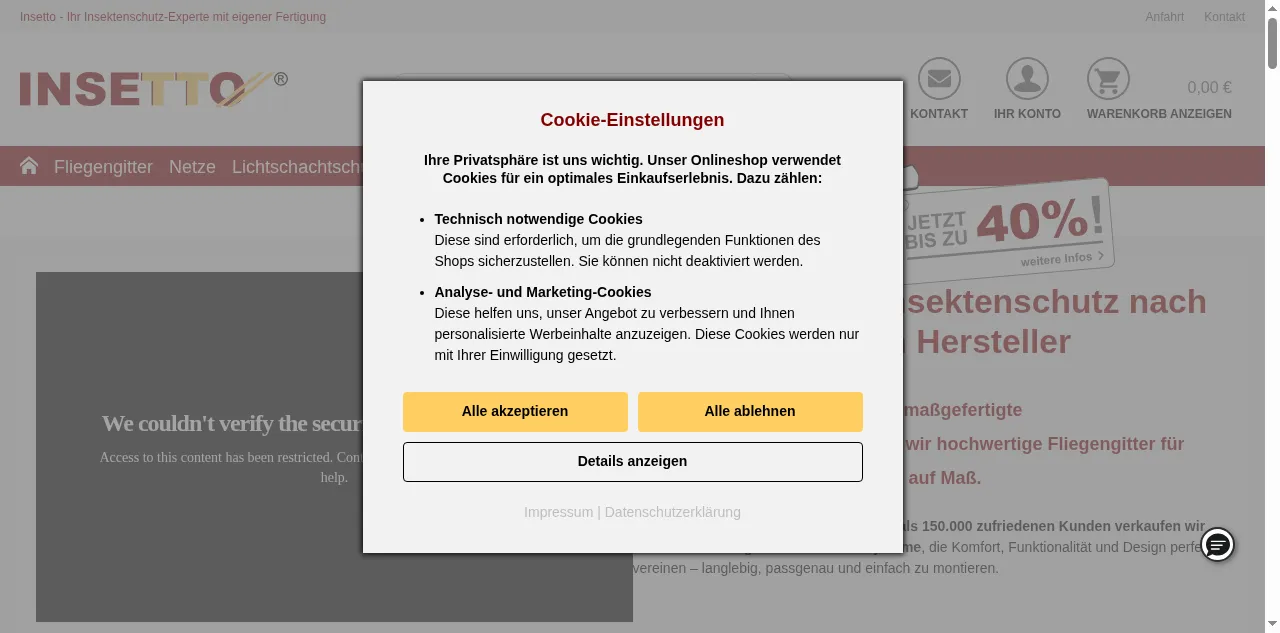 Preview of insetto.eu