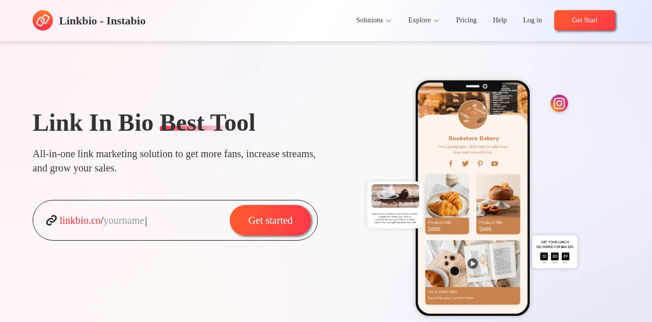 Preview of instabio.cc