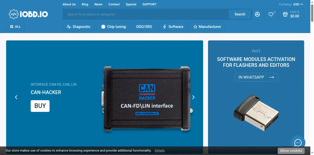 Preview of iobd.io
