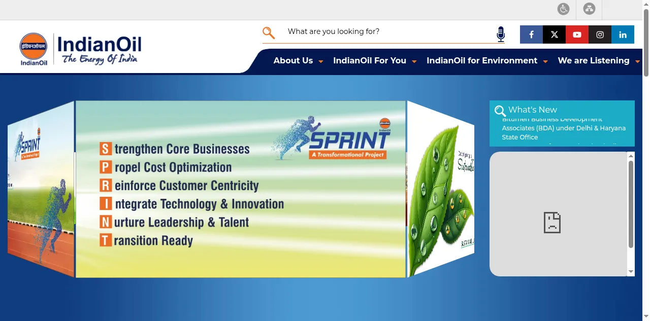 Preview of iocl.com