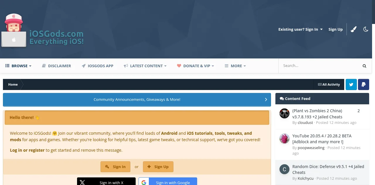 Preview of iosgods.com