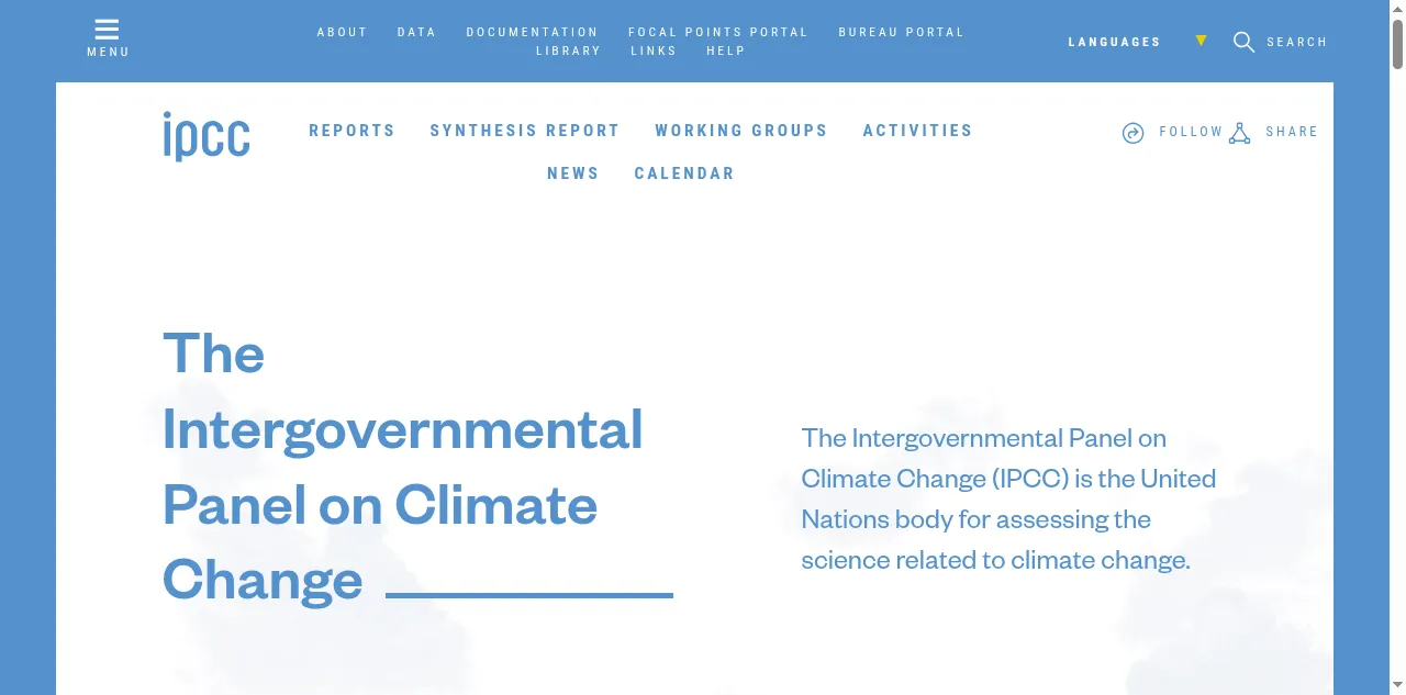 Preview of ipcc.ch