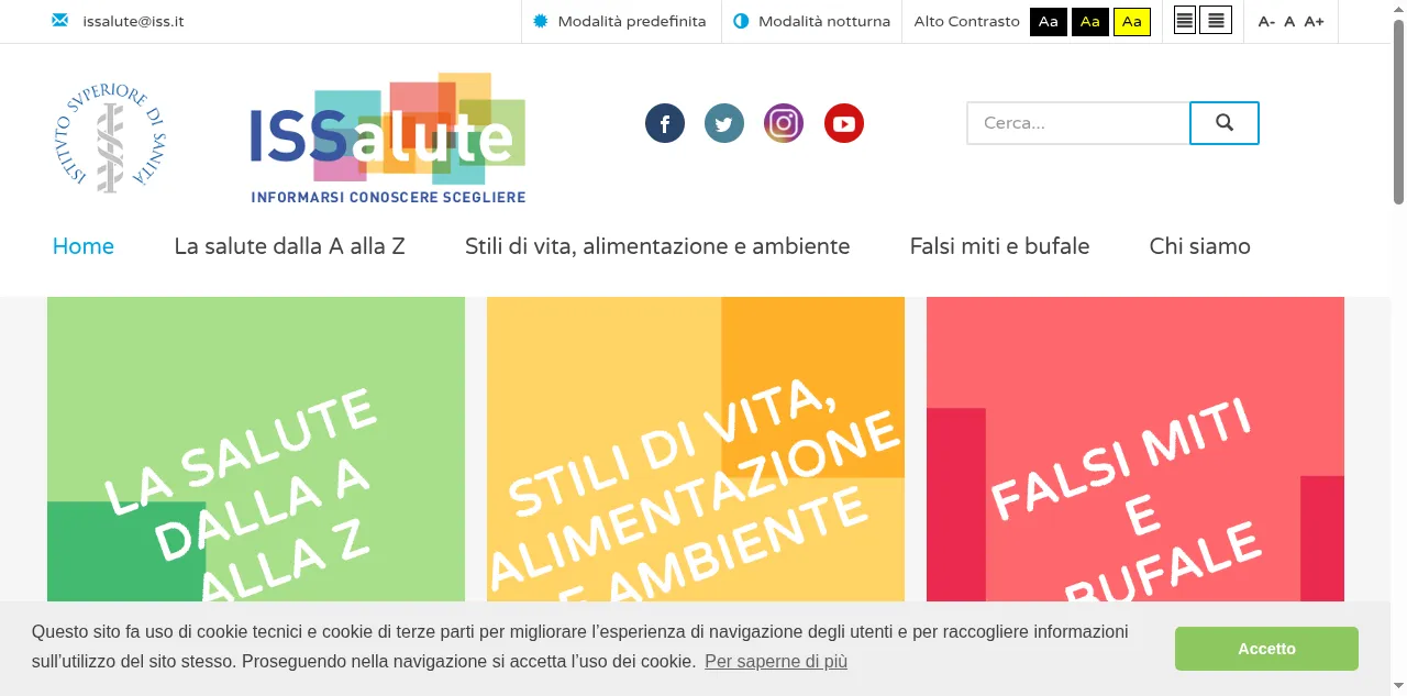 Preview of issalute.it