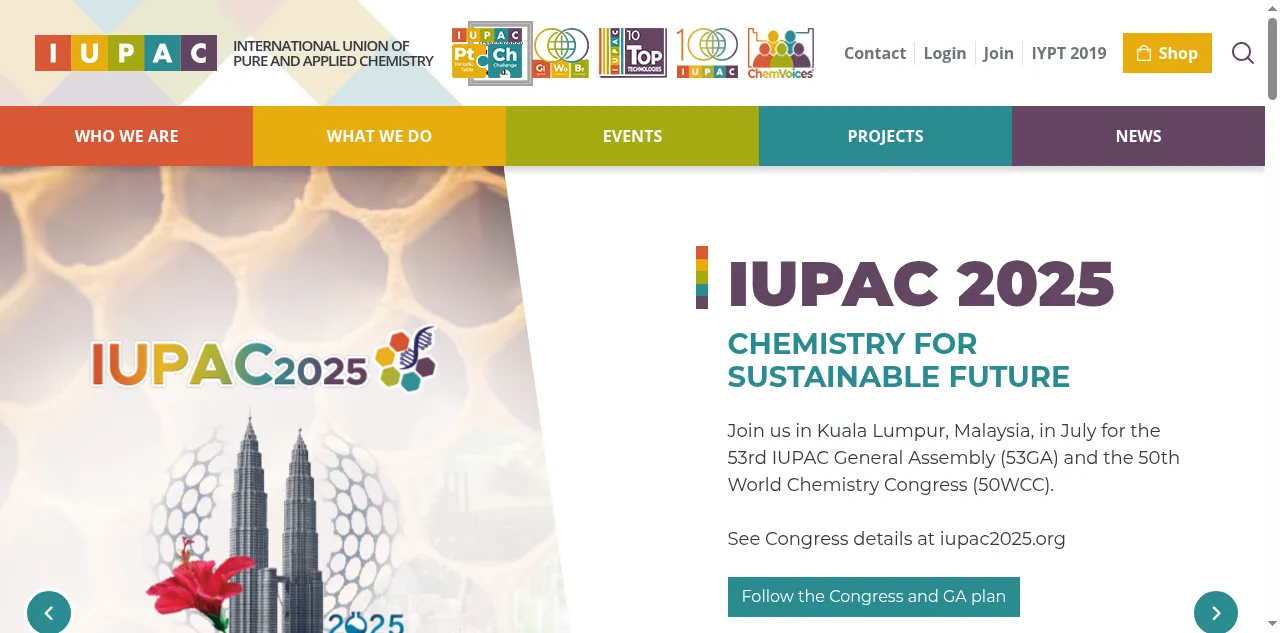 Preview of iupac.org