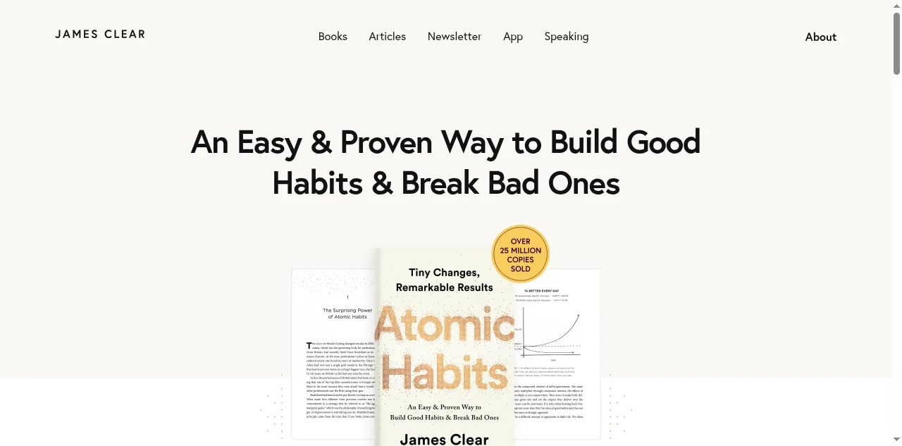 Preview of jamesclear.com