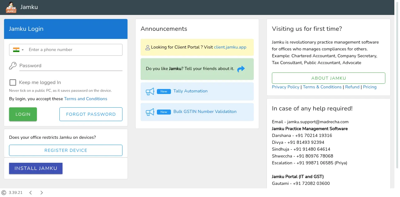 Preview of jamku.app