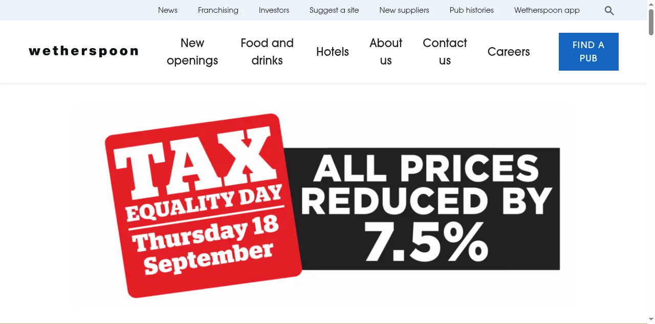 Preview of jdwetherspoon.com