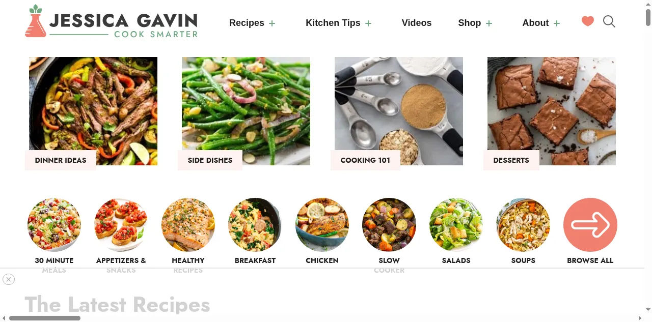 Preview of jessicagavin.com