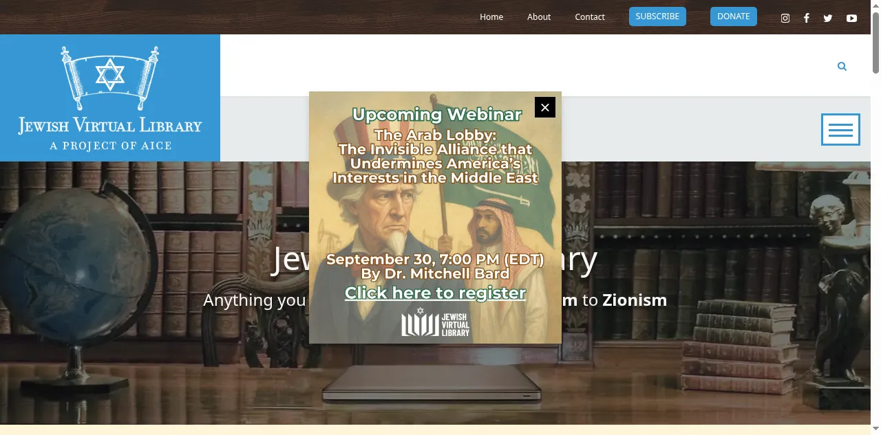 Preview of jewishvirtuallibrary.org