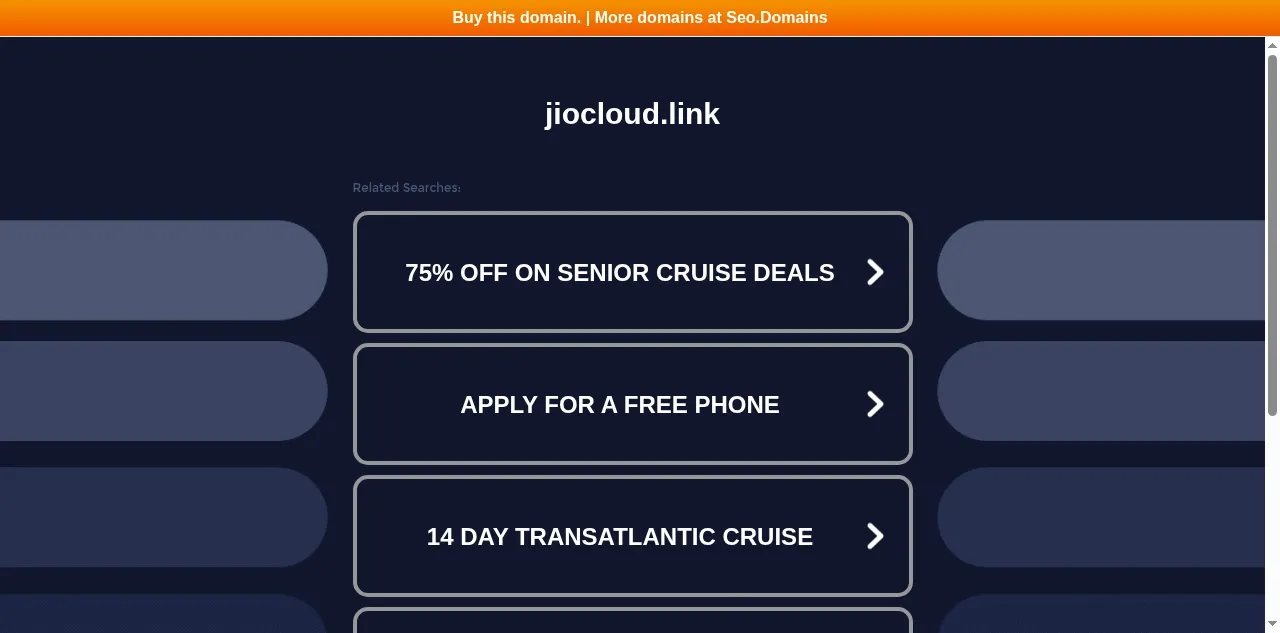 Preview of jiocloud.link