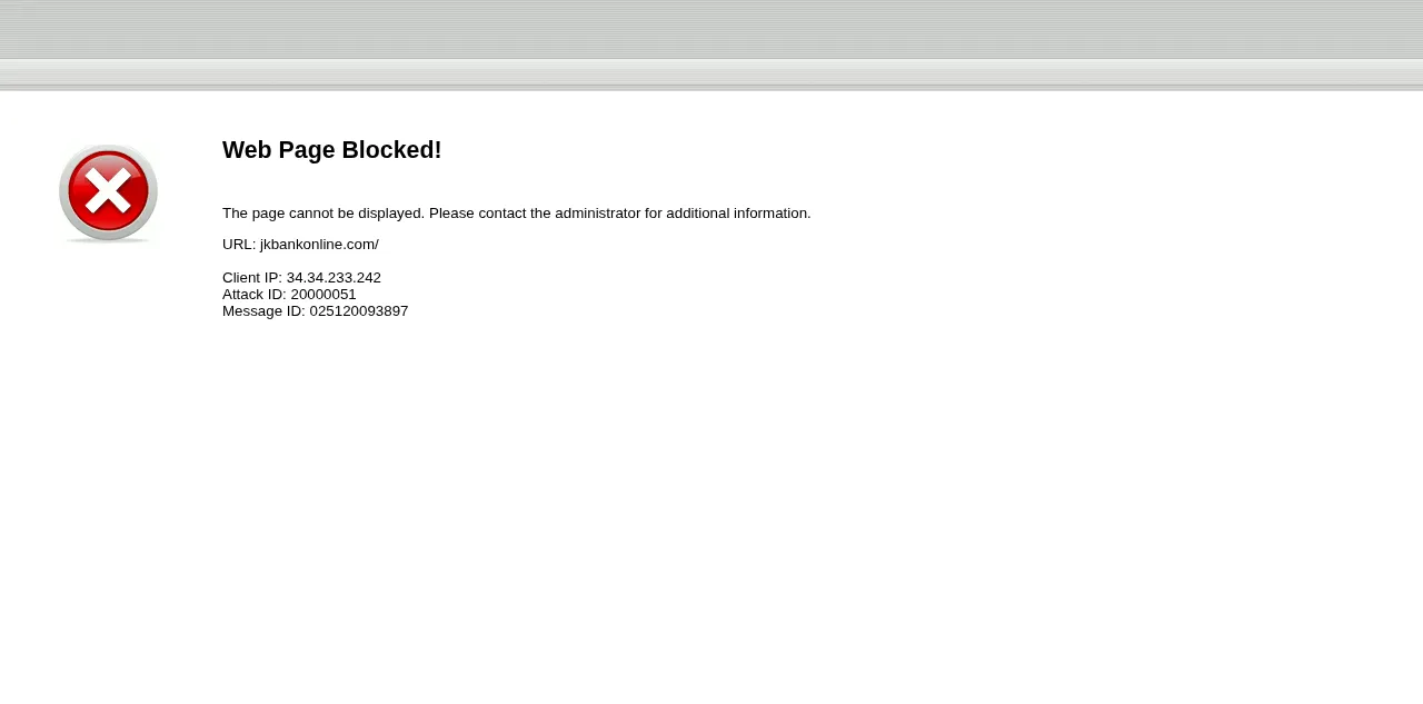 Preview of jkbankonline.com