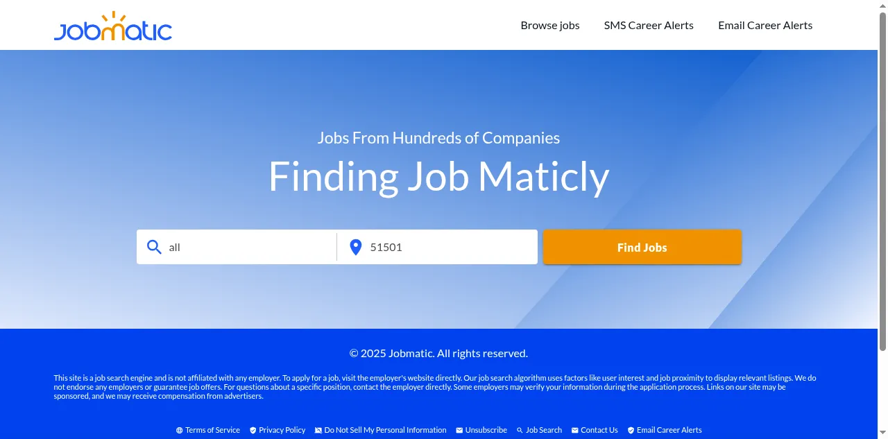 Preview of jobmatic.io