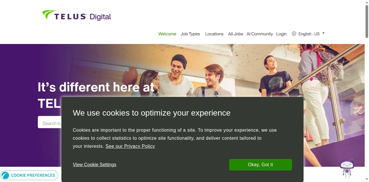 Preview of jobs.telusdigital.com
