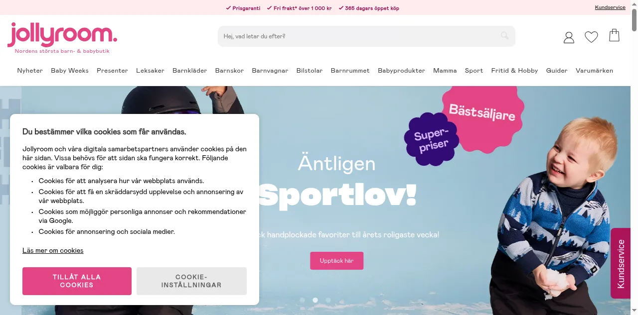 Preview of jollyroom.se