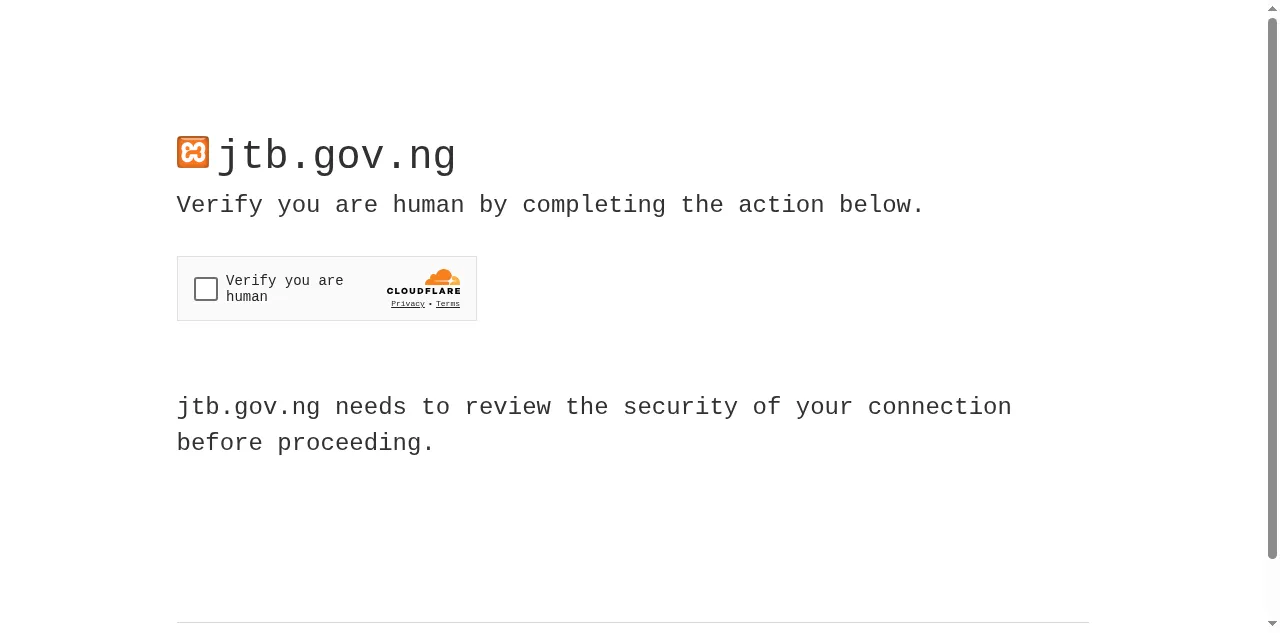 Preview of jtb.gov.ng